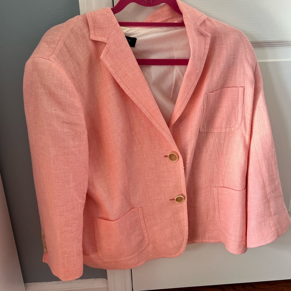 Pink Talbots Blazer